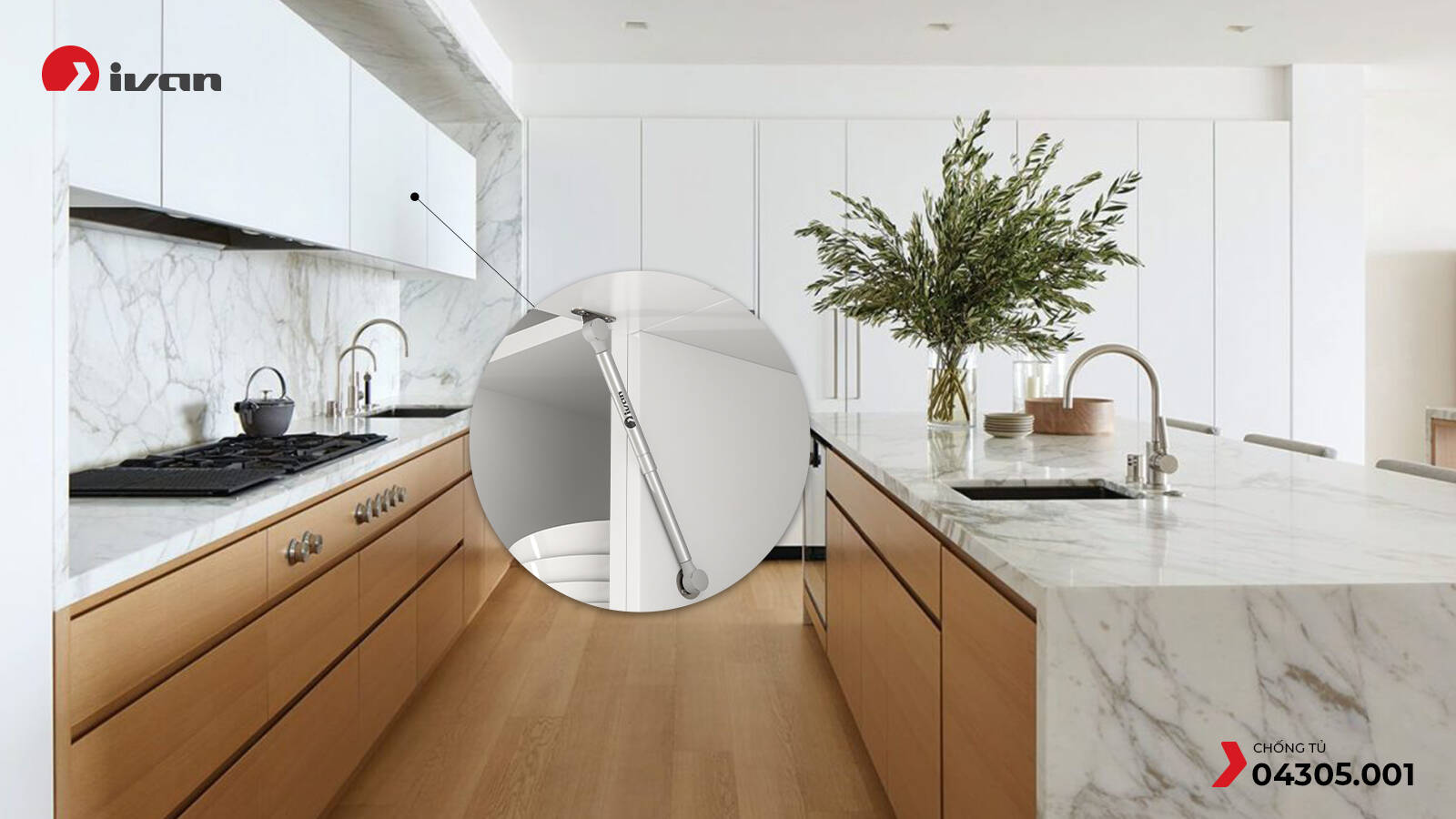 Trải nghiệm giải pháp an toàn và tối ưu không gian cho tủ bếp trên