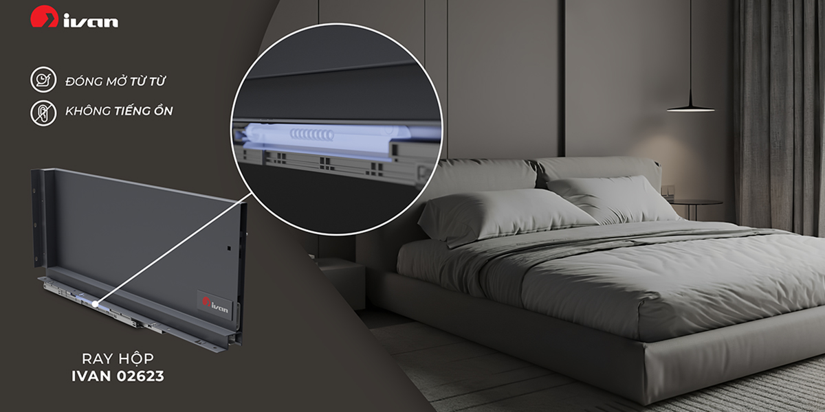Ray Hộp - Phụ kiện cho mọi không gian thiết kế nội thất tủ