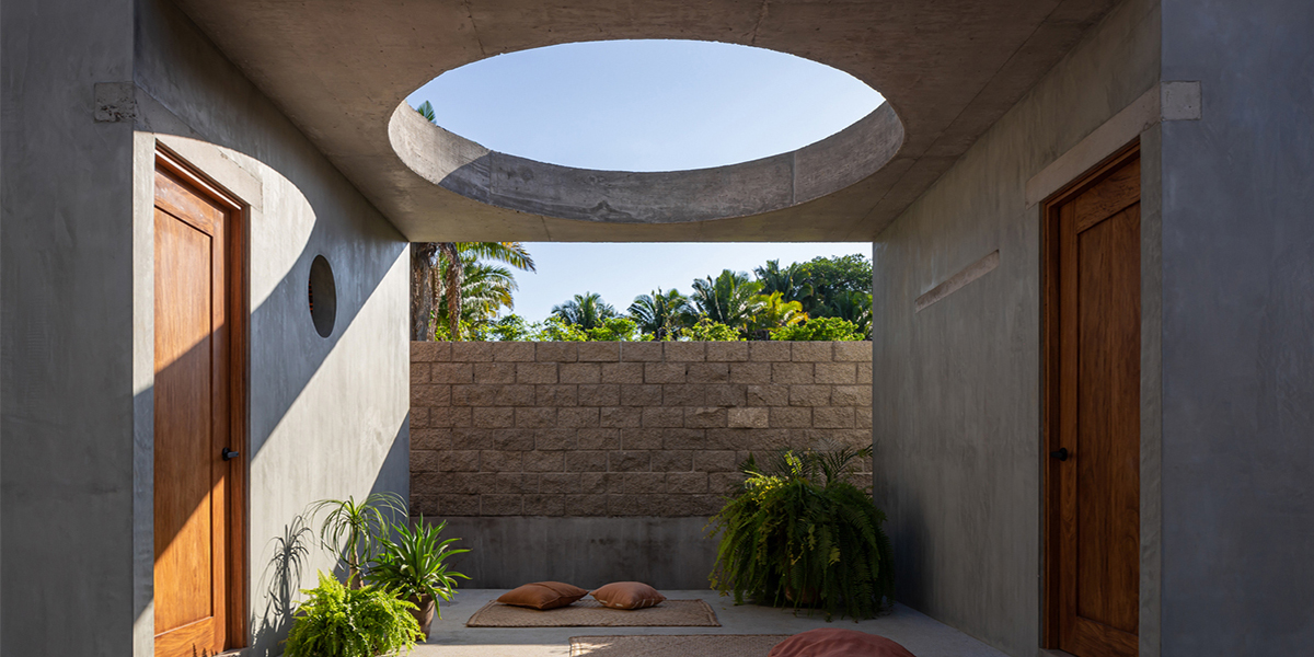 Giếng trời hình tròn và ứng dụng trong các loại công trình