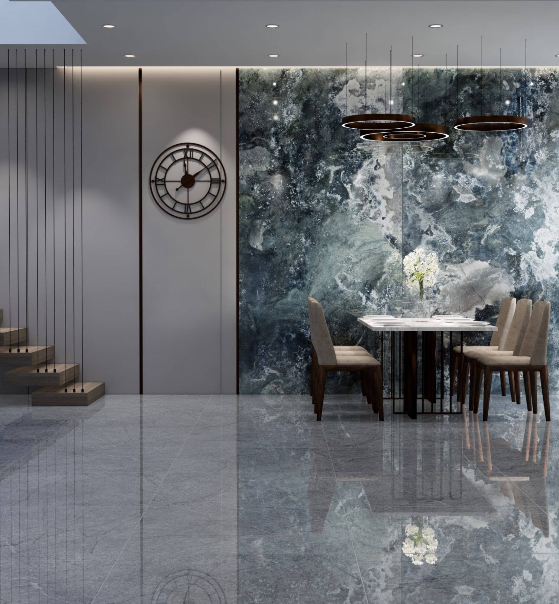 không gian sống với giải pháp vật liệu ốp lát thế hệ mới