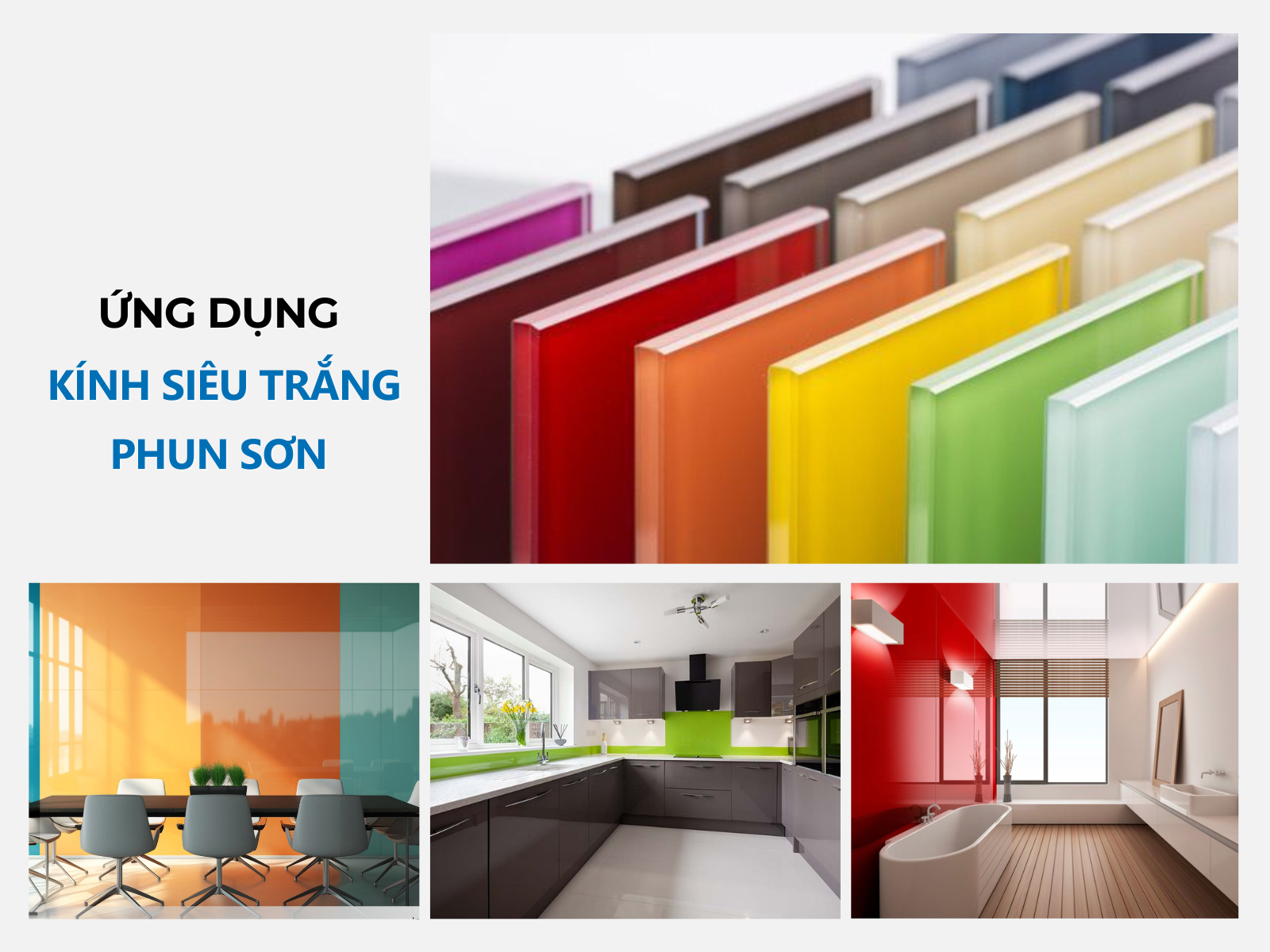 Kính siêu trắng phun sơn