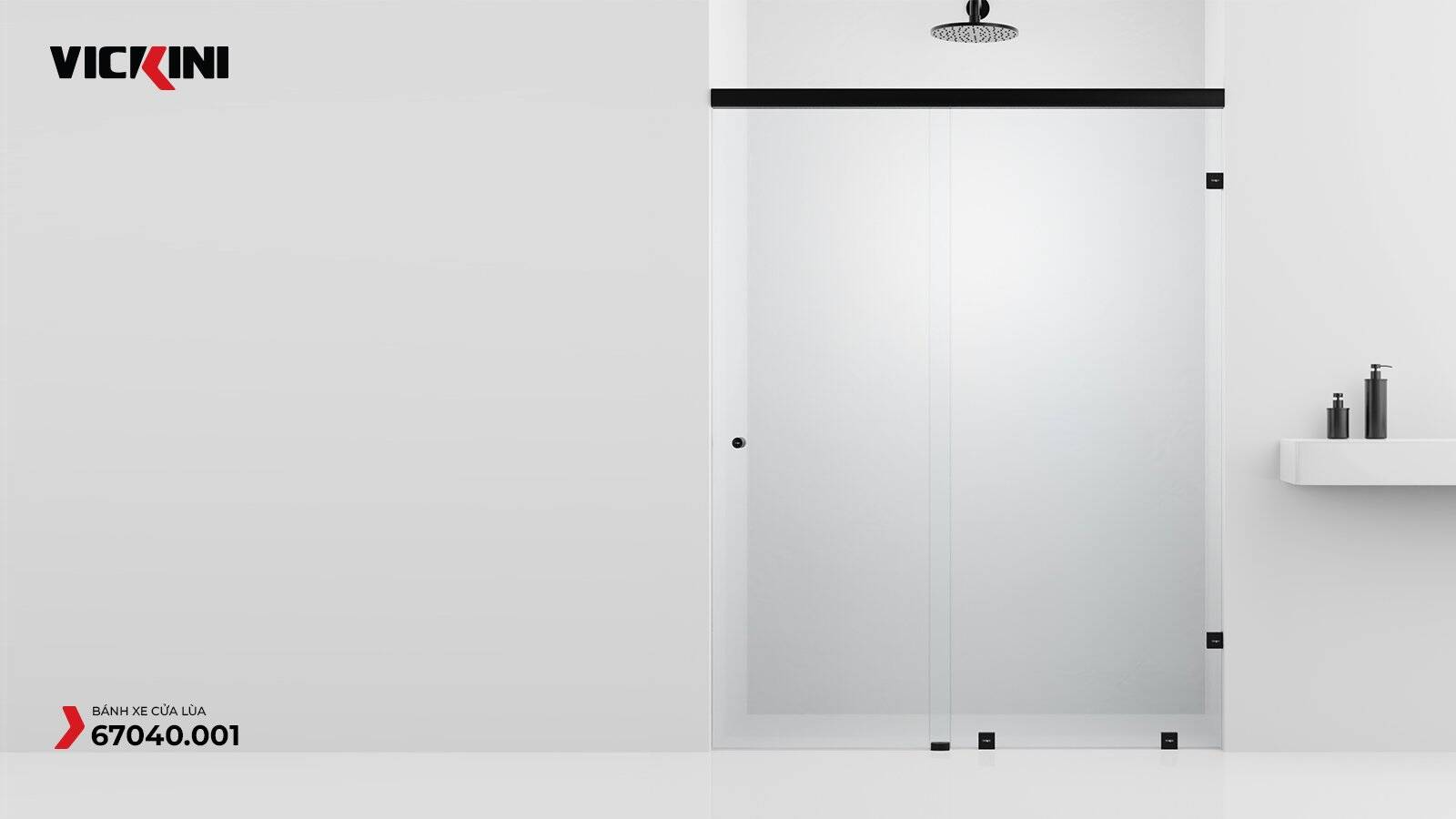 Nâng tầm phòng tắm: Hệ bánh xe lùa mang đến sự mượt mà và bền bỉ