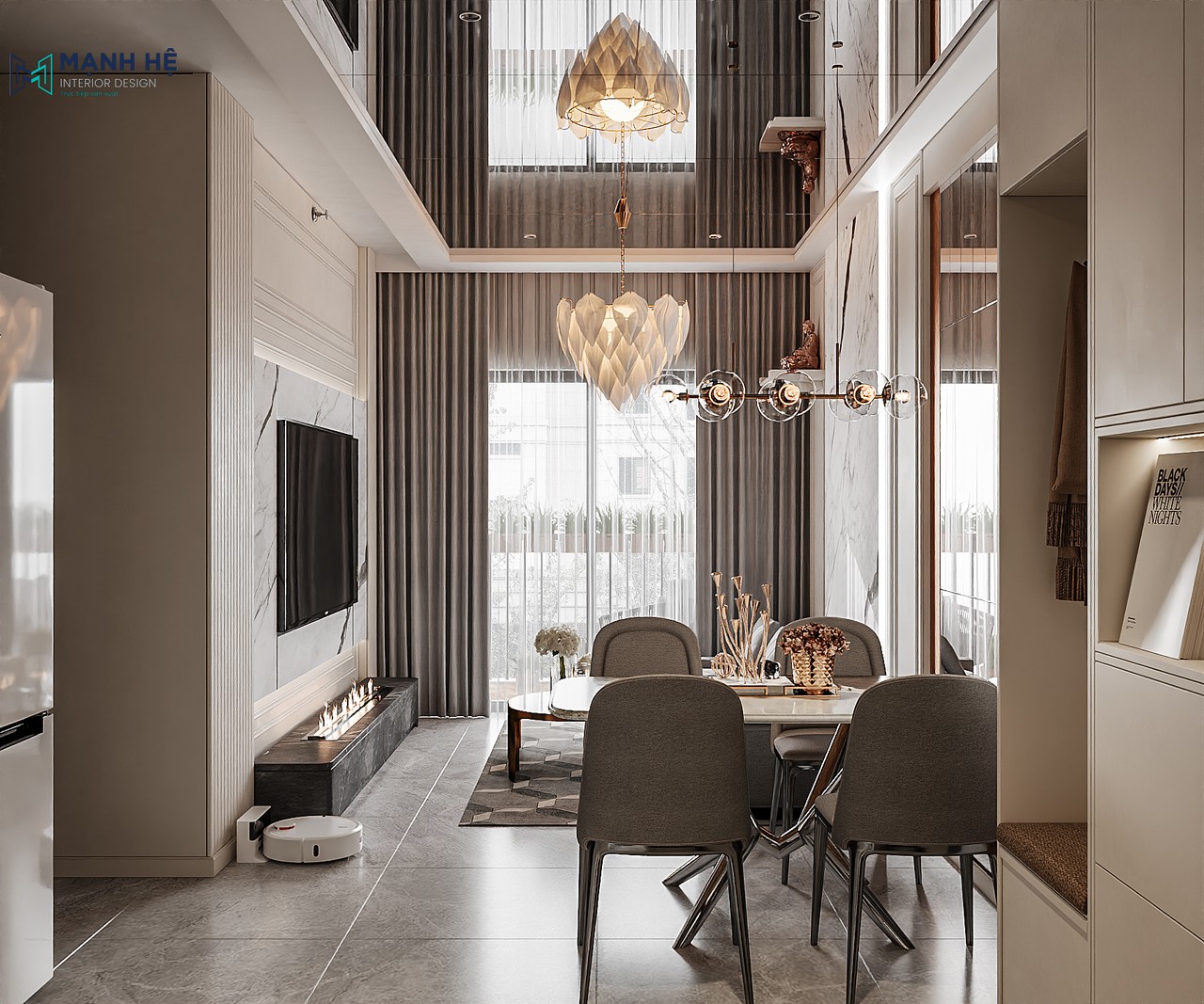 5 ý tưởng thiết kế thi công nội thất chung cư độc đáo