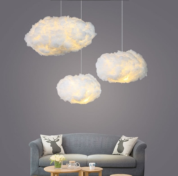 Đèn đám mây: Xu hướng thiết kế trang trí