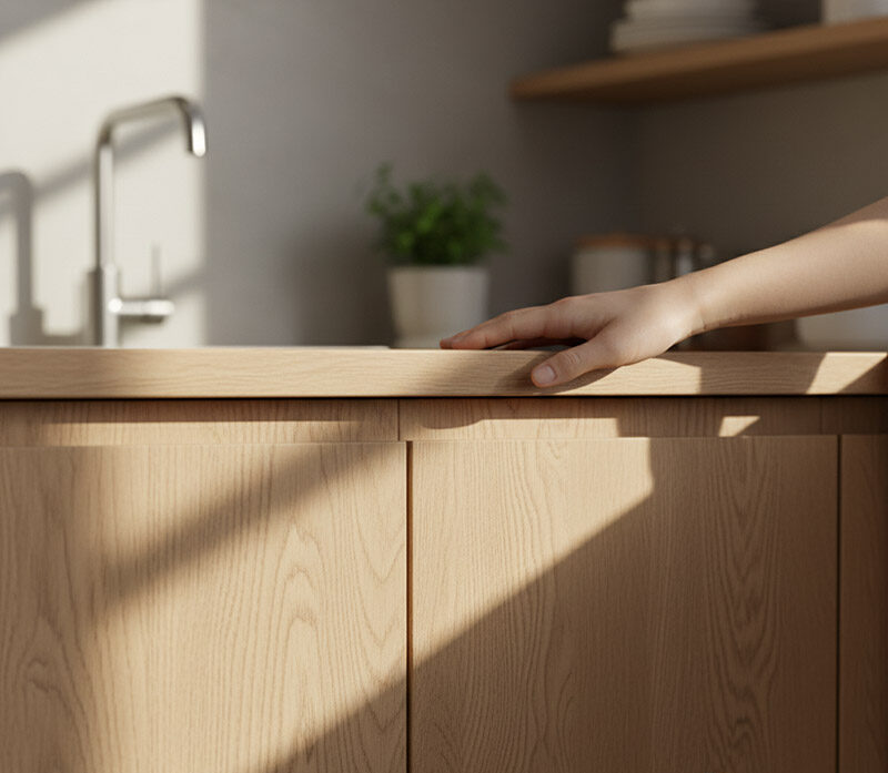 Gỗ Tự Nhiên Hay Gỗ Công Nghiệp Cho Tủ Bếp