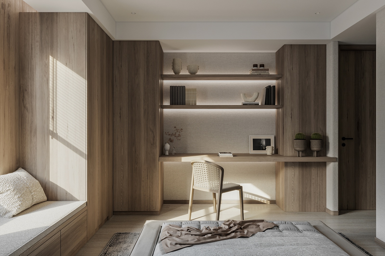 Cách Bố Trí Bàn Làm Việc Trong Phòng Ngủ Vừa Đẹp Vừa Hài Hòa