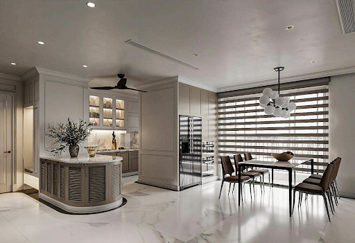 Đặc Trưng Thiết Kế Nội Thất Chung Cư Tân Cổ Điển