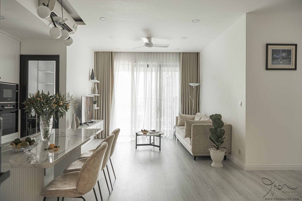 Khám Phá Căn Hộ Hiện Đại Tone Trắng