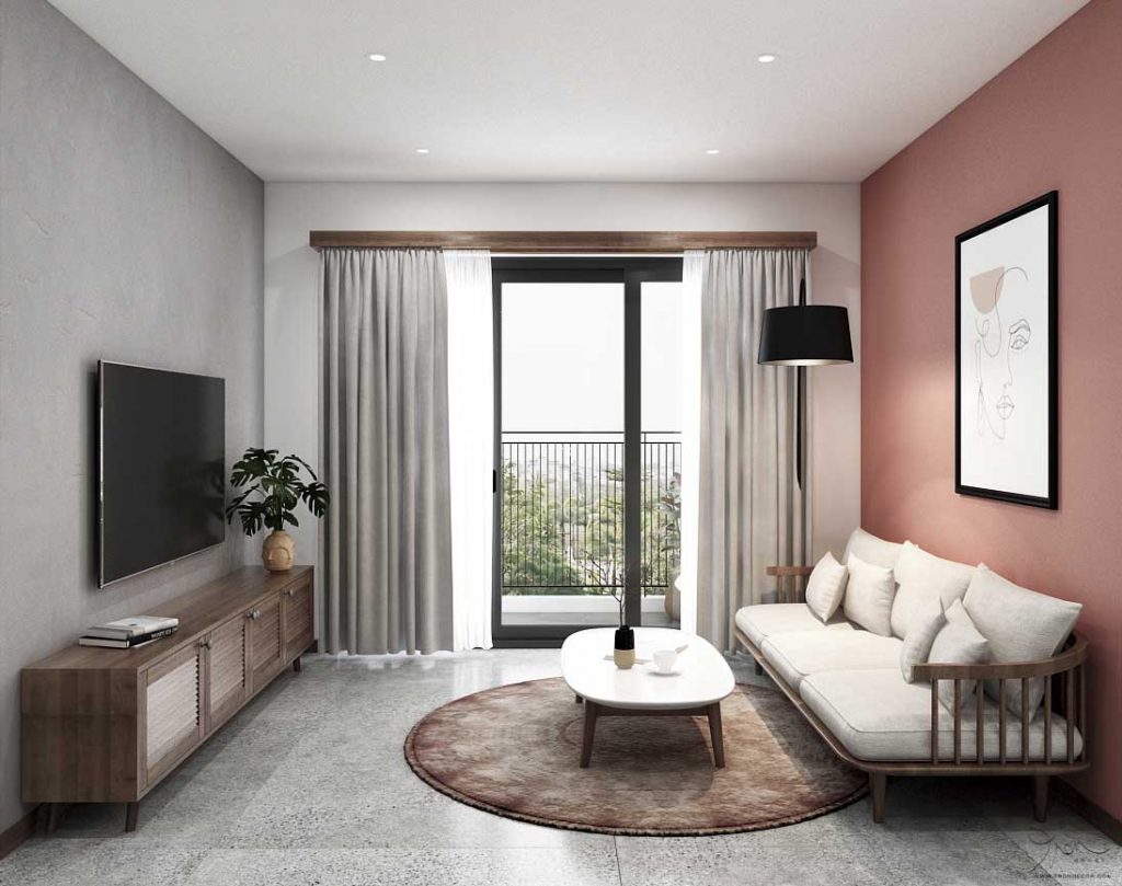 Thiết Kế Căn Hộ Phong Cách Đông Dương