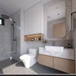 Không gian nhà vệ sinh