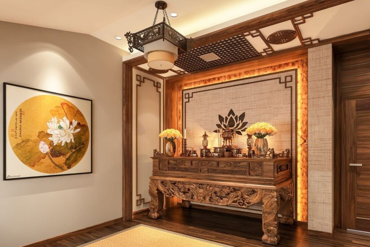 Đối Diện Cửa Chính Có Nên Đặt Bàn Thờ?