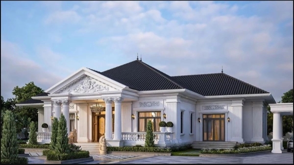 Tuyển Chọn 99+ Mẫu Biệt Thự Tân Cổ Điển Đẹp Nhất