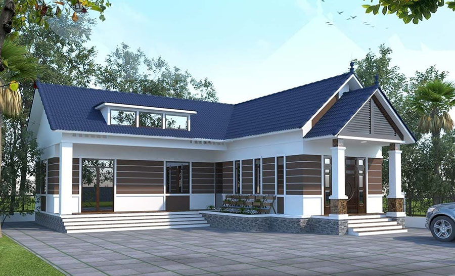 9 phương án cải tạo nhà chữ L có gác lửng 2025