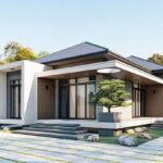 mẫu nhà 1 tầng đẹp mê ly, tiện nghi đầy đủ