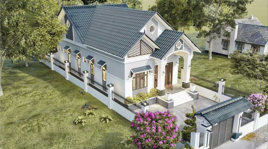 Top 50+ Mẫu Nhà Mái Thái 1 Tầng Đẹp và Hiện Đại