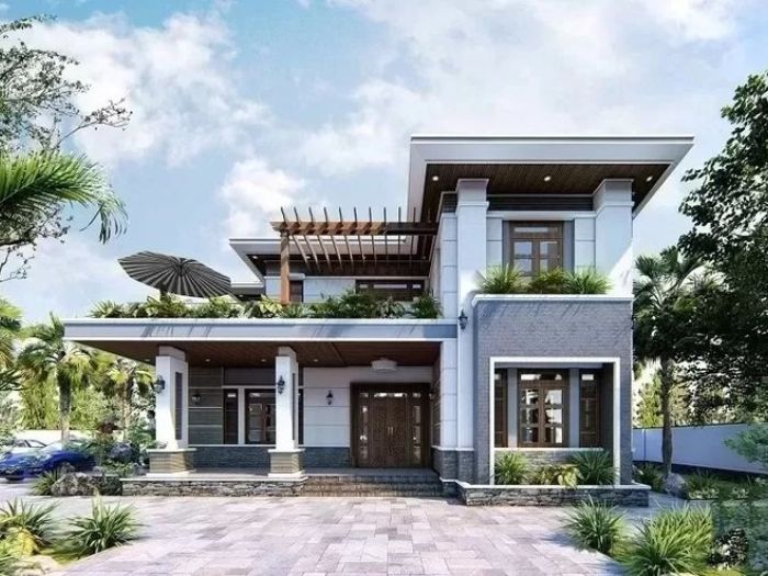 Khám Phá Mẫu Nhà Vườn 2 Tầng