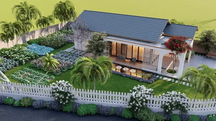 20+ Thiết Kế Nhà Sân Vườn Đẹp Say Đắm Lòng Người