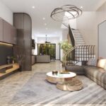 Thiết Kế Phòng Khách Nhà Ống 4m Với Cầu Thang 2025