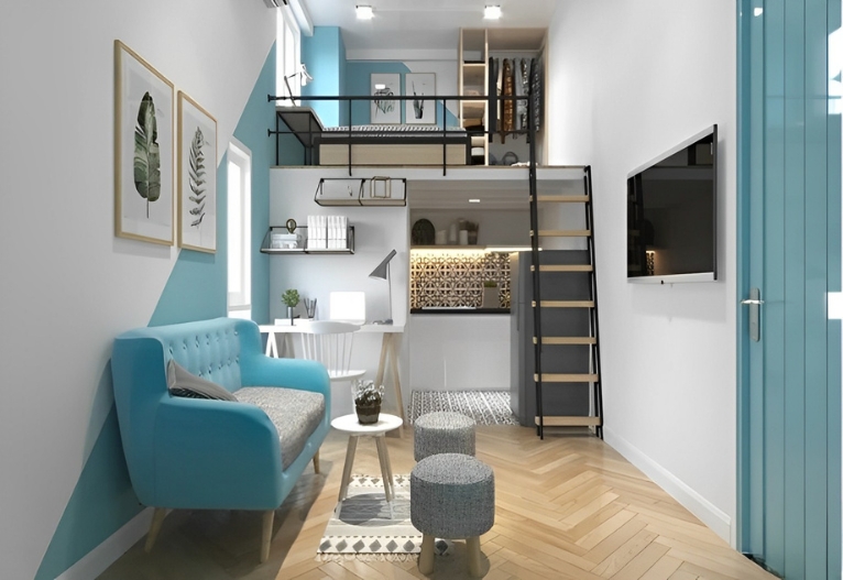 Giải pháp tạo không gian thoáng rộng cho nhà nhỏ