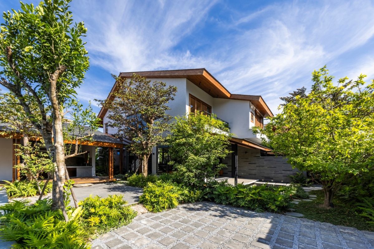 Thiết Kế Nhà Phố Thành Vườn Không Gian Xanh