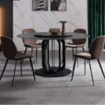 Căn Bếp Việt Thêm Sang Trọng Với Bàn Ăn Tròn Mặt Đá