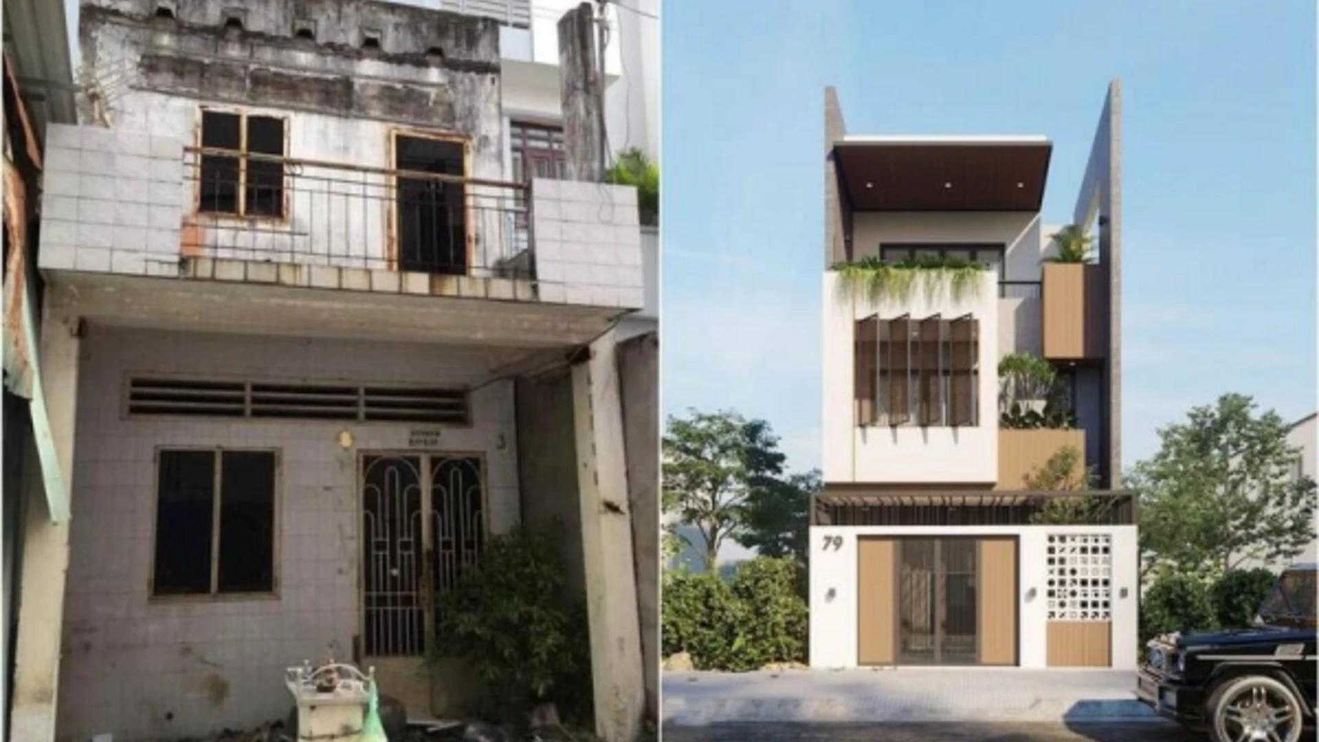 Từ Nhà 2 Tầng Cũ Đến Ngôi Nhà Mới 2025