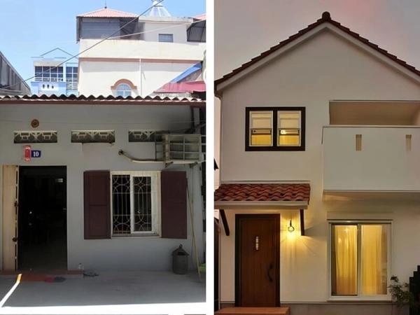 Các Mẫu Cải Tạo Nhà Cấp 4 Thành 2 Tầng Đẹp 2025