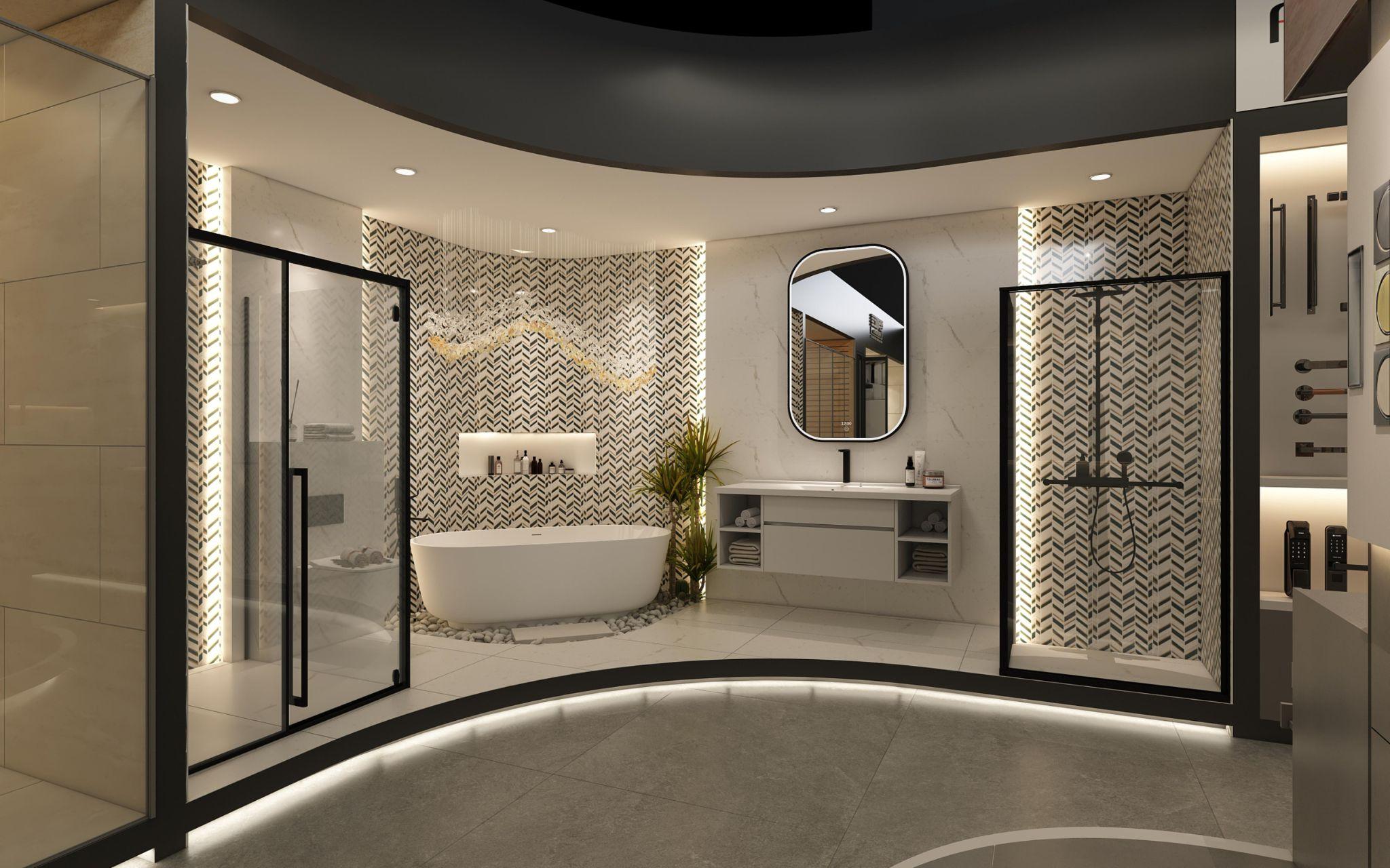 Khám Phá Cơ Cấu Mở Trong Thiết Kế Cabin Tắm Kính