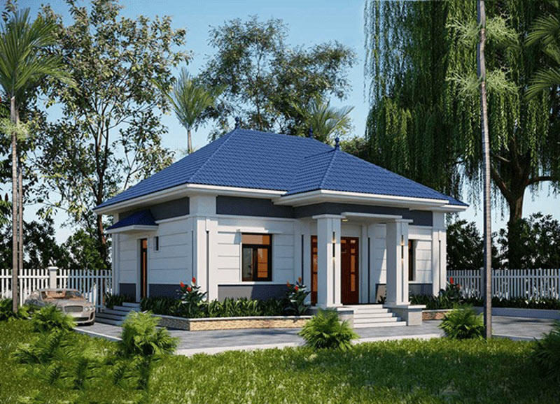 15+ mẫu nhà cấp 4 mái Nhật 4 phòng ngủ đẹp