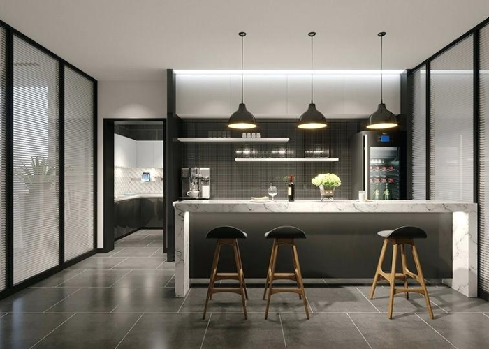 15+ Mẫu Quầy Bar Ngăn Bếp Và Phòng Khách Đẹp