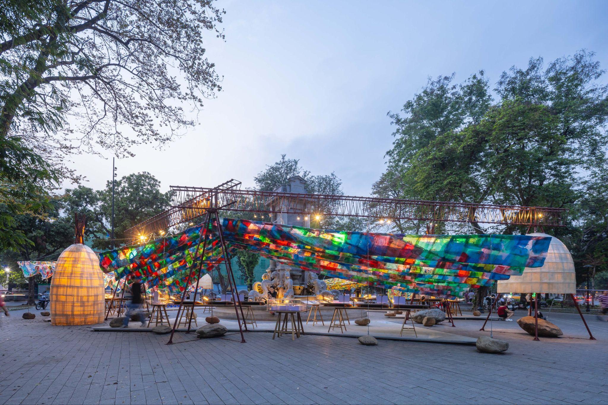 T10A Pavilion: Kiến trúc đối thoại từ chất liệu rác thải