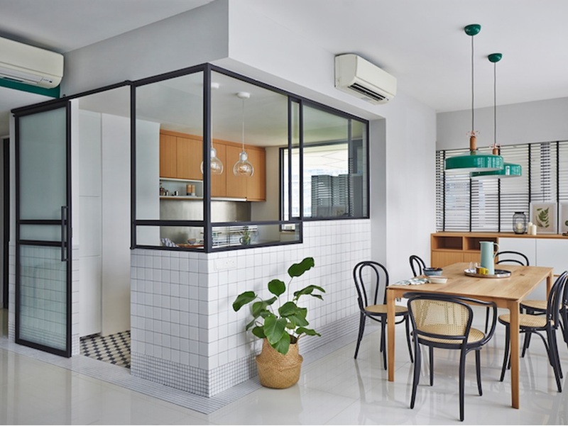 15+ Mẫu Vách Ngăn Phòng Khách Và Bếp Sang Trọng