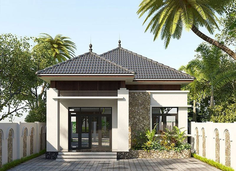 20+ mẫu nhà 1 tầng mái Nhật hiện đại, tối ưu