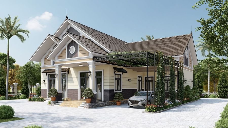 50+ mẫu nhà mái Thái 4 phòng ngủ hiện đại 2026